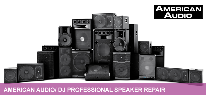 american audio/ dj professional speaker repair