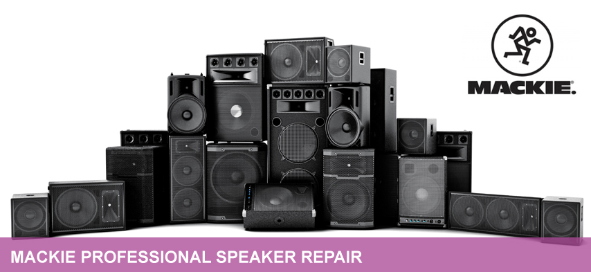 mackie professional speaker repair