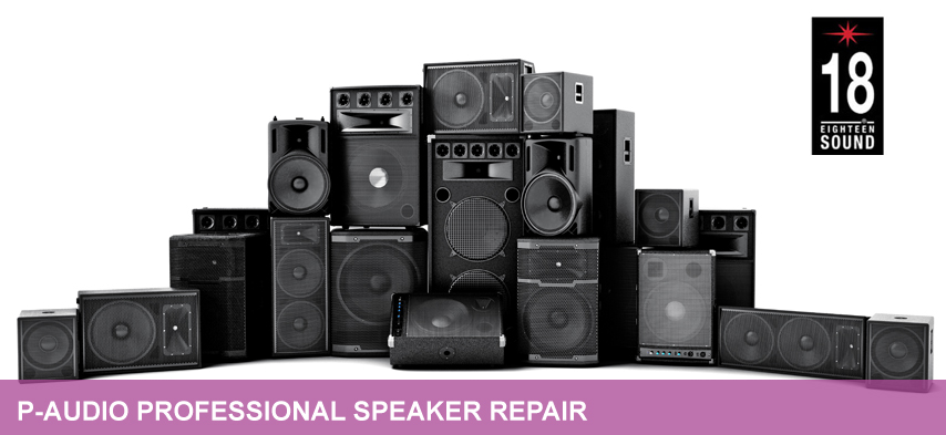 p-audio professional speaker repair